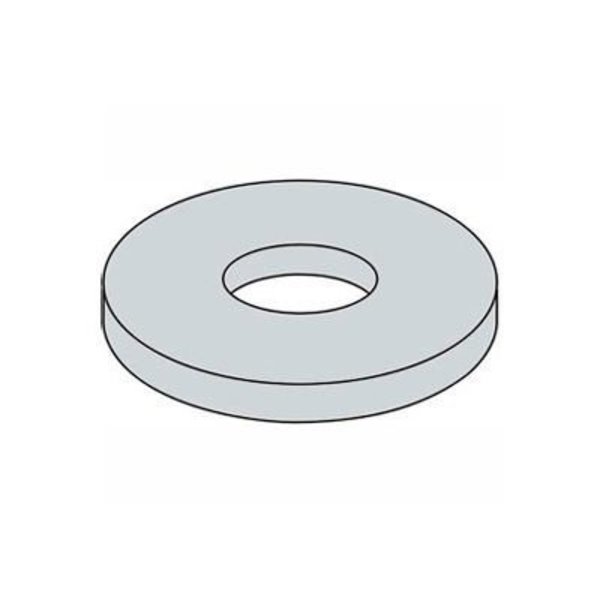 Titan Fasteners 3/16in Fender Washer - .19in I.D. - .047/.08in Thick - Steel - Zinc - Grade 2 - Pkg of 100 AZA03032
